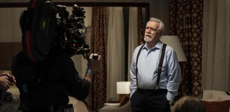 Brian Cox, inmenso Logan Roy.