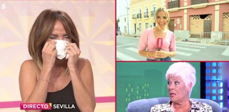 El ataque de risa de María Patiño tras recrear la conversación de una médium con Paquirri