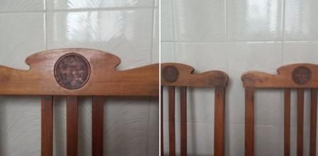 Las sillas esconden un detalle con mucha historia