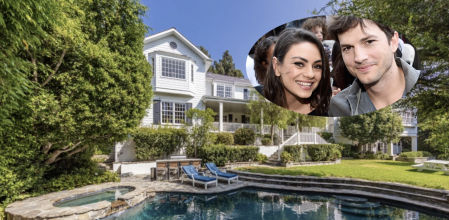 Vista del jardín y la piscina de la mansión. Les costó dos millones menos en 2014.