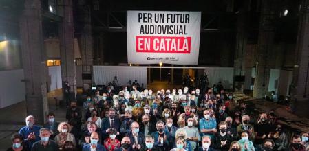 Foto de familia del acto