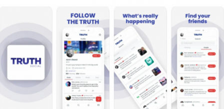 Así es la interfaz de la red social de Trump