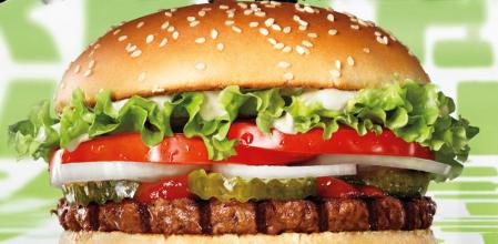 La Whopper vegetal de Burger King