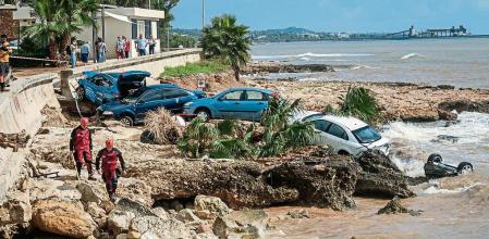 01092021 día después de la Tormenta torrencial que provocó Desastre en las Casas de Alcanar