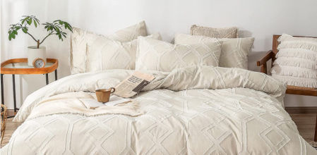 Funda nórdica Jacquard  bordada Jemiipee