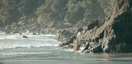 Playa de Katoku, en la isla de Amami-Oshima (Japón)