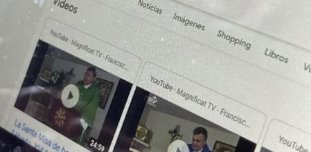 La mujer quería ver la misa en 'streaming'