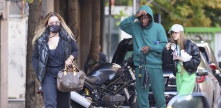 Maria Jose Campanario con su hija Julia Janeiro y su novio Alex Balboa en Madrid