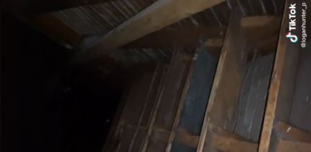 Descubre que hay una terrorífica habitación secreta detrás de una pared en su piso de alquiler