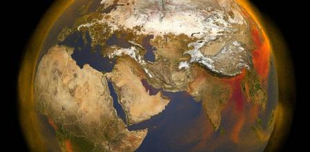 Emisiones de metano captadas por la NASA