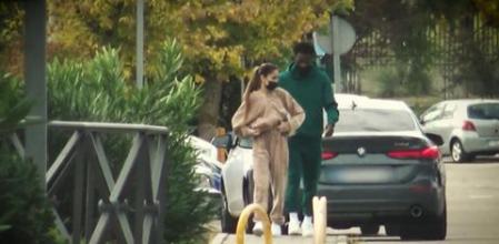 Imagen de su llegada al hospital