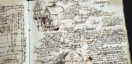 Manuscrito de la novela de Dostoievski 'Los demonios', 1870-71