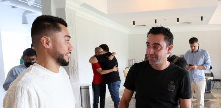 Xavi Hernández se despide, entre lágrimas, del Al Sadd