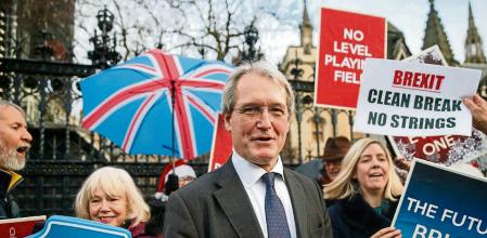 El diputado británico Owen Paterson. HOLLIE ADAMS (Foto de ARCHIVO) 20/12/2019