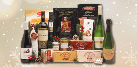 Consulta cómo conseguir un magnífico lote de Navidad de Cestas Martí, valorado en 115€, totalmente gratis