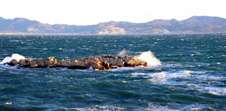 Tramontana de otoño en L'Escala.