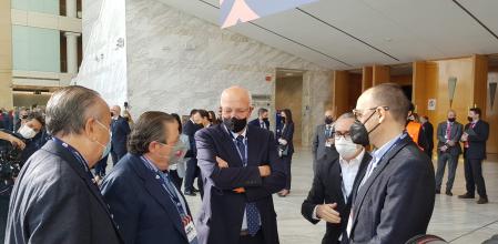 Juan Roig junto a Vicente Boluda y su hermano Fernando Roig