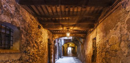 Rue Obscure, una misteriosa calle cubierta de Villefranche sur Mer