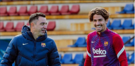 Xavi Hernández y Àlex Collado