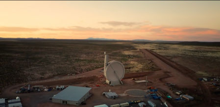 Recinto situado en el estado de Nuevo México desde el que SpinLaunch lanzó un cohete al espacio, como si de un tirachinas se tratase