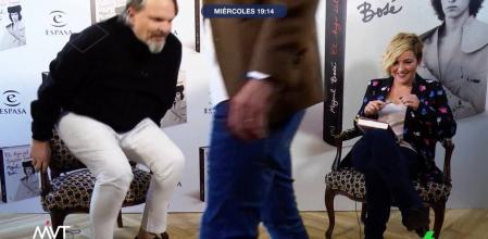 El artista decidía dar por terminada la entrevista.