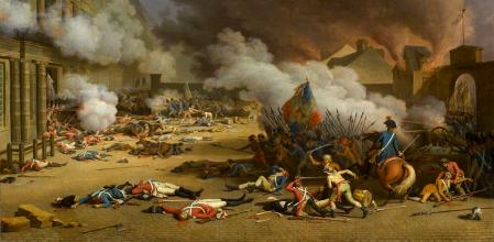 'Captura del Palacio de las Tullerías' el 10 de agosto de 1792, durante la Revolución Francesa.