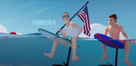 Un avatar de Mark Zuckerberg, en la captura de un vídeo de Meta