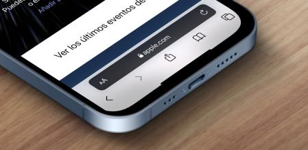 Conector Lightning en un iPhone 13 Pro Max