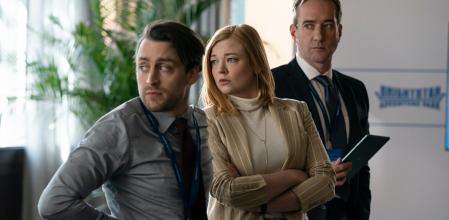 Kieran Culkin, Sarah Snook y Matthew Macfadyen.