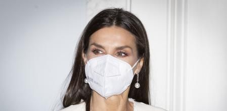 La reina Letizia durante la recepción en la Embajada de España en Estocolmo