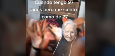 Iñaxi Lasa la 'tiktoker' vasca de 96 años