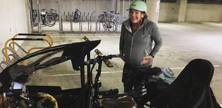 La parlamentaria llegó con contracciones fuertes