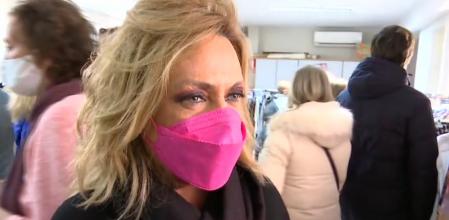 Lydia Lozano triunfa con su mercadillo solidario a favor de la isla de La Palma