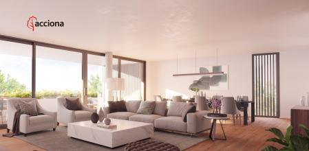 INTEGRACIÓN CON EL ENTORNO. Las amplias terrazas se han diseñado para favorecer la entrada de luz natural a la vivienda. Además, están orientadas al sur.