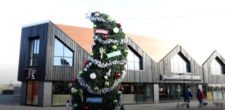 El peculiar árbol de Navidad en honor al 'Grinch' conocido por ser el más torcido de Gran Bretaña
