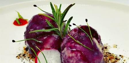 Plato romero Restaurante Brigecio