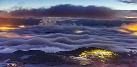 Amanecer en Sant Bartomeu del Grau.