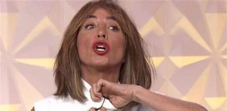 La presentadora amenazó con marcharse