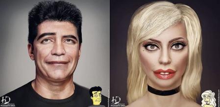 Hossein Diba, el artista que arrasa humanizando a personajes famosos de animación