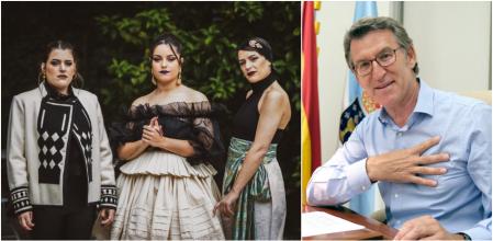 Feijóo muestra su apoyo a Tanxugueiras, las candidatas gallegas a Eurovisión 2022