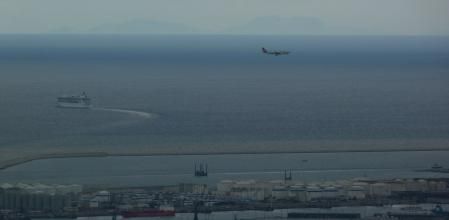 La Serra de Tramuntana de Mallorca vista desde Barcelona.
