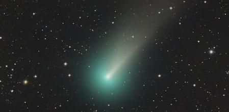 Así se veía el cometa Leonard hace una semana