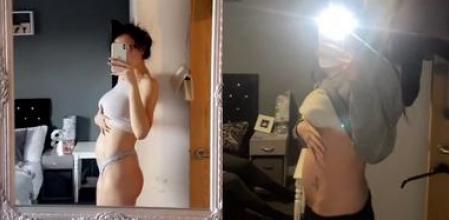 La embarazada sin barriga que todo el mundo cuestiona en redes: “Piensan que me lo invento”