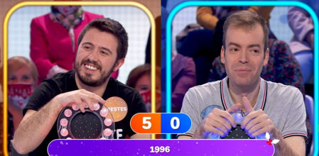 La complicidad entre Roberto Leal y Orestes hizo reír a los presentes en el plató de 'Pasapalabra'