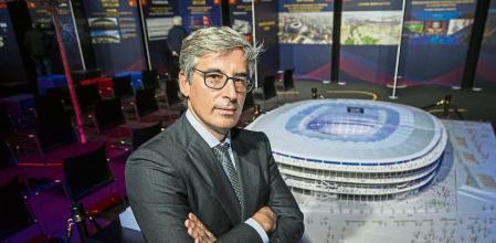 El directiu del FC Barcelona Jordi Llauradó al recinte Camp Nou.