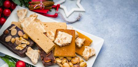 Los turrones son uno de los alimentos más calóricos y típicos de las Navidades.