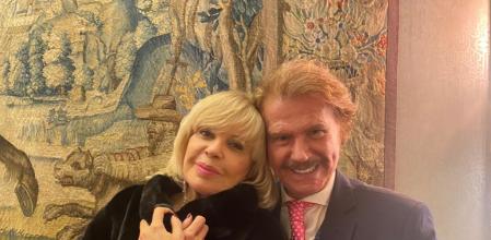 Bárbara Rey y Bigote Arrocet, juntos en una fiesta el lunes