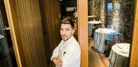 foto XAVIER CERVERA 21/12/2021 Restaurante Prodigi (avinguda diagonal / girona), su chef principal és, Jordi Tarré ,abrió su local gastronomico hace dos semanas ,en el eixample de Barcelona (principales platos del menu degustacion (8) son la zamburiña, la gyoza, el pescado, y helado...)