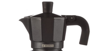 Monix Vitro Noir, cafetera italiana