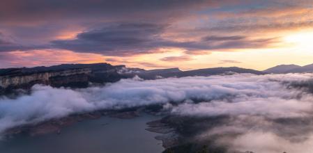 Amanecer en Tavertet.